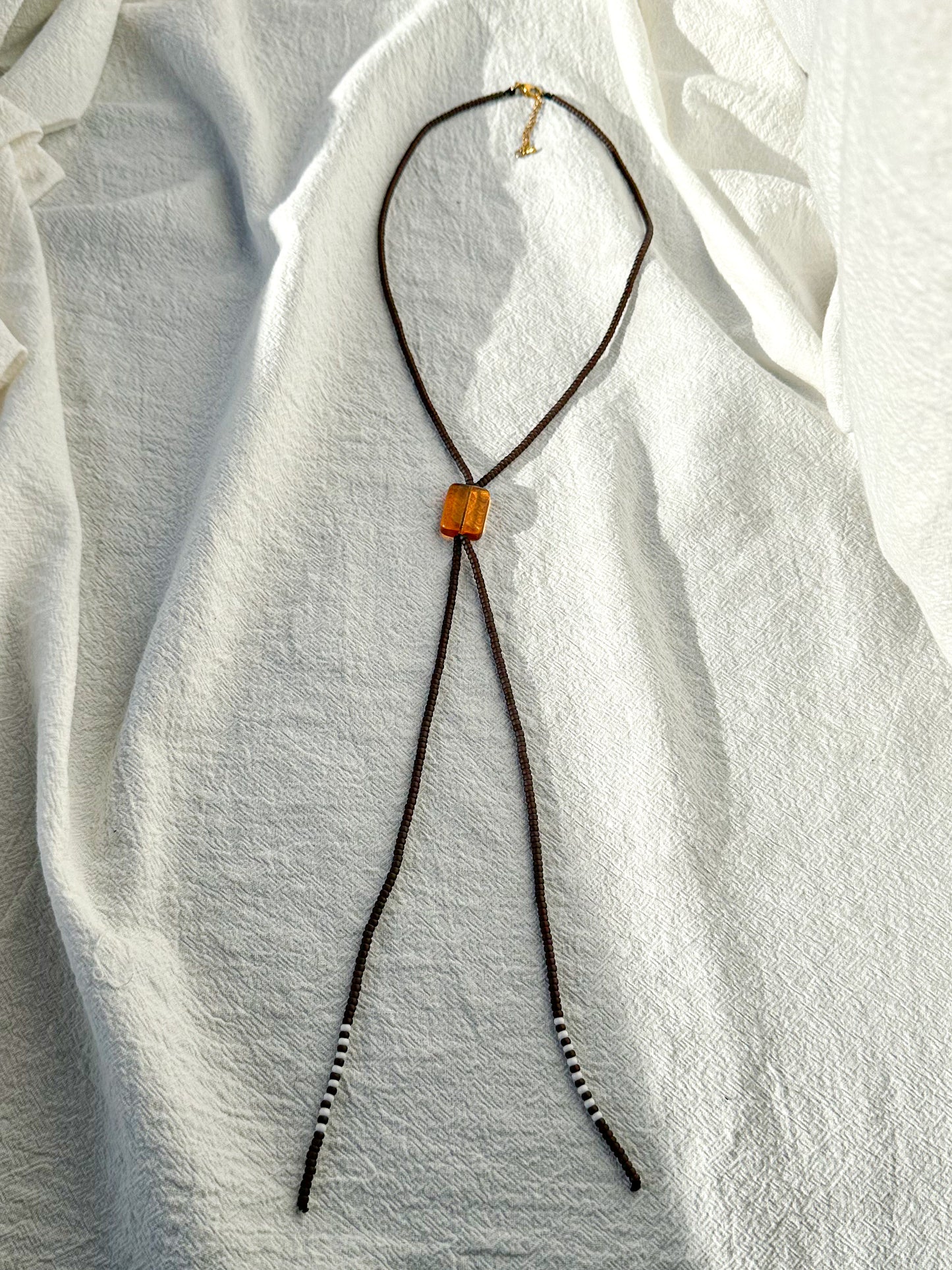 Beaded Bolo Necklace