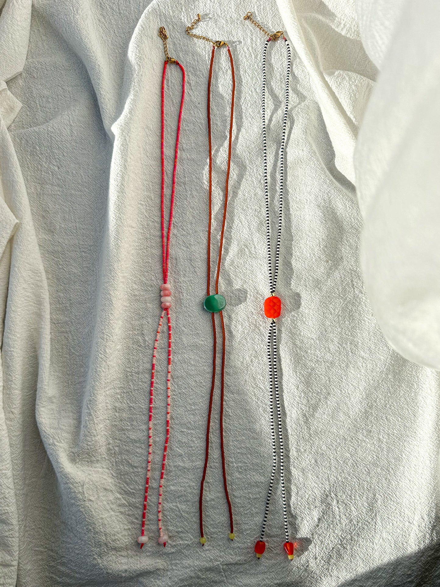 Beaded Bolo Necklace