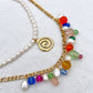 SPIRAL PEARL NECKLACE