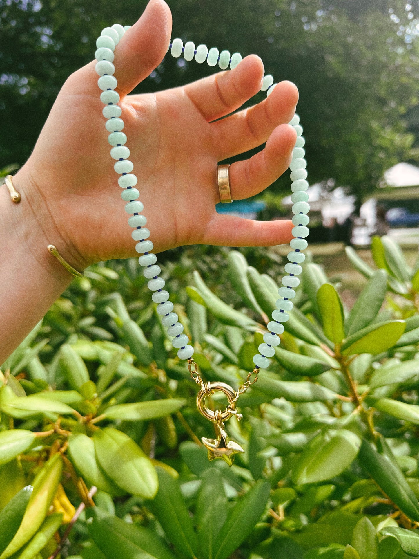 Gemstones, Pearls with a Pendant Charm